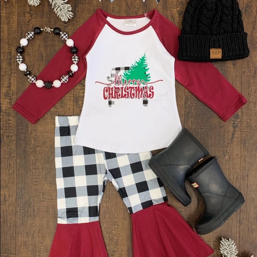 Christmas Bell Bottom sets - Picture 1 of 3
